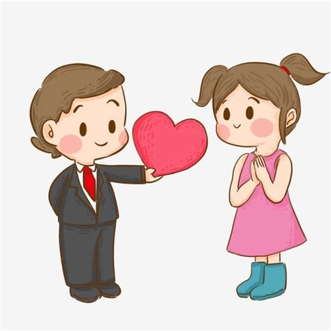 Romantic Couple Giving Love Elements, Romantic, Couple, Send Love PNG Transparent Image and ...