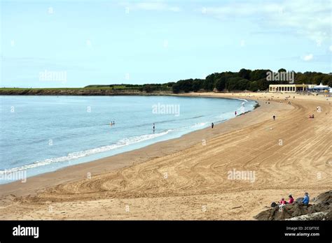 The beach at Whitmore Bay, Barry Island, South Wales Stock Photo - Alamy