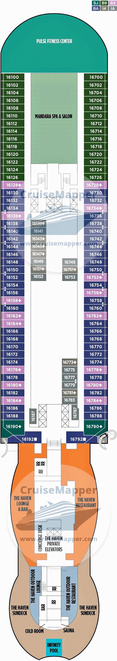 Prima Cruise Ship Deck Plans