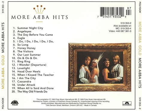 Andrew's Album Art: ABBA - More ABBA Gold (1993)