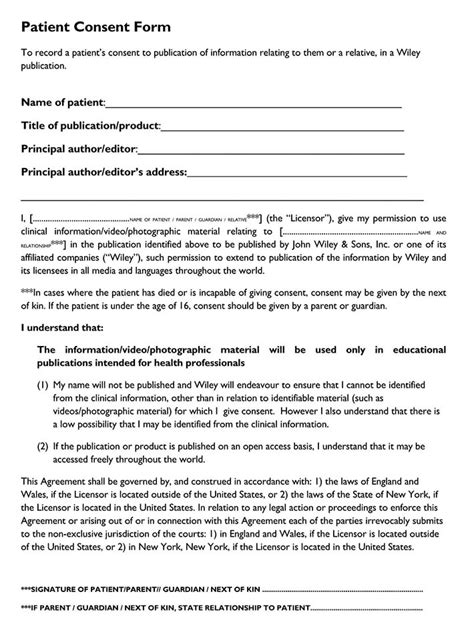 Free Consent Forms & Templates (16 Types)