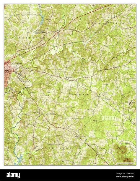 Lexington north carolina map Cut Out Stock Images & Pictures - Alamy