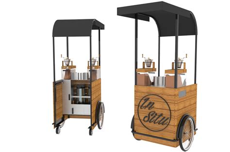 In Situ coffee cart on Behance | Coffee carts, Food cart design, Mobile coffee shop