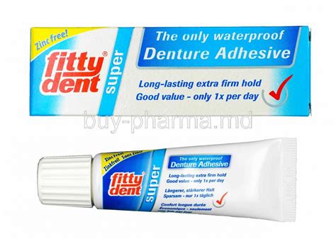 Buy Fittydent Super Denture Adhesive Cream Online - buy-pharma.md