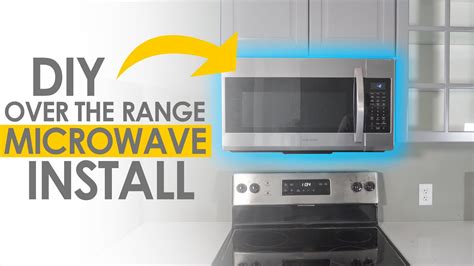 Installing a Microwave Over a Range/Stove - Step-by-Step Guide - YouTube