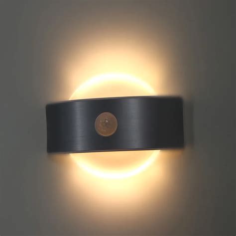 Wireless Wall Light Motion Sensor Security Lights 14 LED Night Light Indoor Lamp for Stair ...