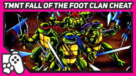 TMNT Fall of The Foot Clan - Game Boy Cheat: Konami Code - Replenish Health