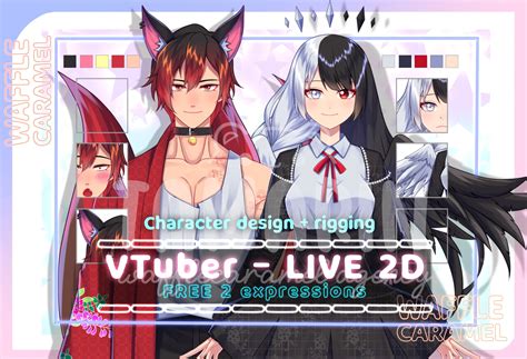 SALE!! LIVE2D VTUBER | commercial use | live 2d model | premade vtuber model | ready to rigging ...