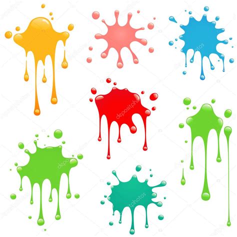 Paint Splatter ⬇ Vector Image by © bogalo | Vector Stock 7030247