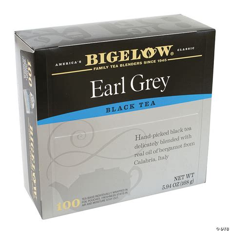 Bigelow Earl Grey Black Tea Bags, 100 Count