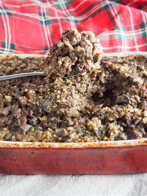 Simplified haggis - Caroline's Cooking