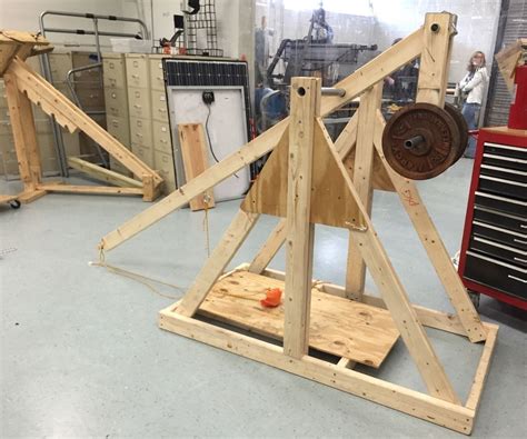 How to Build an Awesome Trebuchet | Easy woodworking projects, Easy woodworking ideas, Diy ...