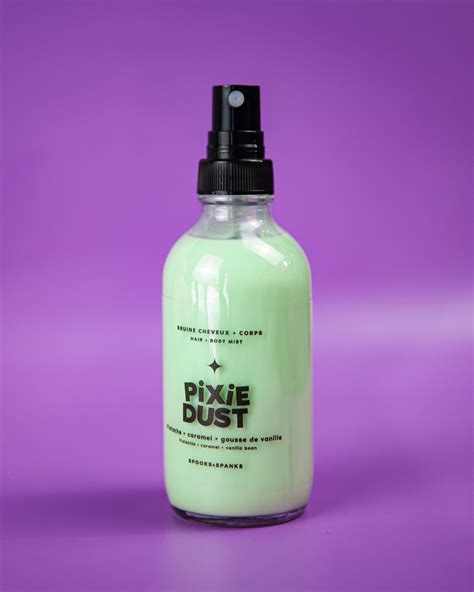 Pixie Dust pistachios + caramel + vanilla bean Body and Hair Mist – Spooks & Spanks