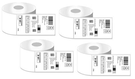 Buy Beaver® Self Adhesive White Direct Thermal Shipping Labels Stickers, 4 X 6-inch (100x150 mm ...