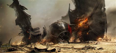 Star Wars: The Force Awakens Concept Art by Andrée Wallin | Concept Art ...