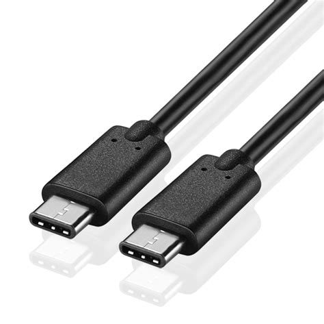 USB Type C to Type C Cable, USB-C to USB-C Cable Adapter Connector Plug Wire Cord, High Speed ...