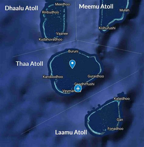 Thaa Atoll Map Geography and Location | Travel to Maldives