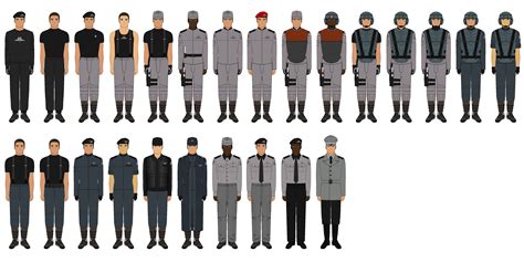 WIP Starship Troopers Uniforms by TyphorT38 on DeviantArt