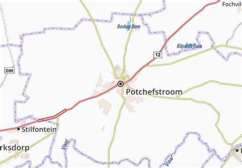 MICHELIN Potchefstroom map - ViaMichelin