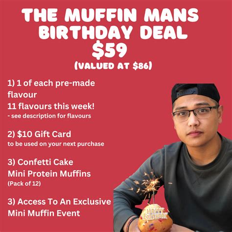 Muffin Man Birthday Deal – mooscanada