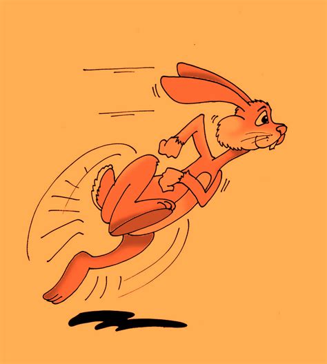 Running Rabbit Drawing at PaintingValley.com | Explore collection of ...