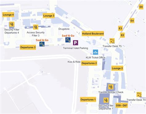 Amsterdam Airport Schiphol Map