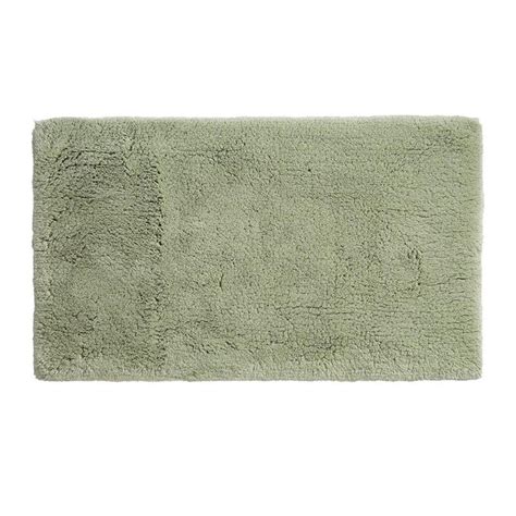 Grund Organic Cotton Namo 60-in x 24-in Green Cotton Bath Rug in the Bathroom Rugs & Mats ...