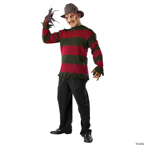 Freddy Krueger Deluxe Sweater Adult - CostumePub.com