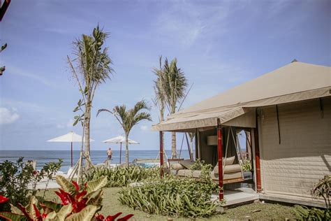 Bali Beach Glamping Hotel Has Tents By A Quiet, Black Sand Beach