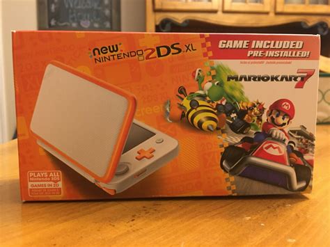 Nintendo 2DS XL Mario Kart 7 Console Bundle - Orange/White - iCommerce ...