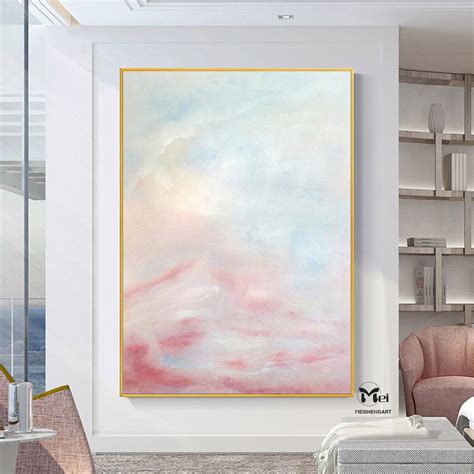 Pink Abstract Painting Pink Wall Art Original Pink Painting - Etsy