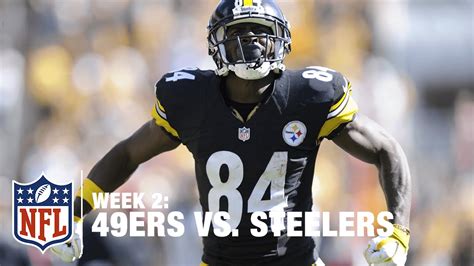 Antonio Brown Highlights (Week 2) | 49ers vs. Steelers - YouTube