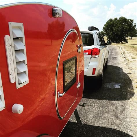Red Goliad Armadillo Teardrop Camper | Teardrop trailer, Small rv, Tent trailer