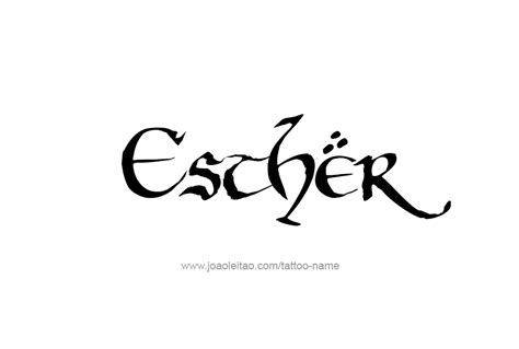 Esther Name Tattoo Designs