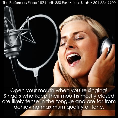 Open your #mouth when you’re #singing! #Singers who keep their mouths mostly closed are likely # ...