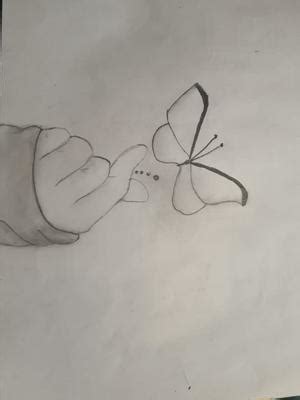 Butterfly with a girl