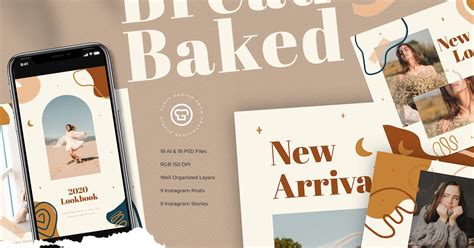 Bread Baked Instagram Pack by graphicook on Envato Elements