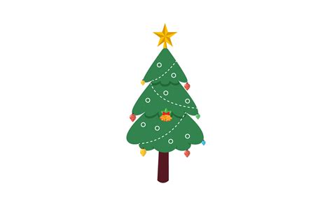 Christmas Tree Illustration Vector Asset Illustration par wiwasatastudio · Creative Fabrica