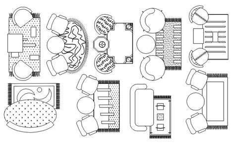 Balcony sitting arrangement 2d cad blocks in AutoCAD, dwg file. - Cadbull