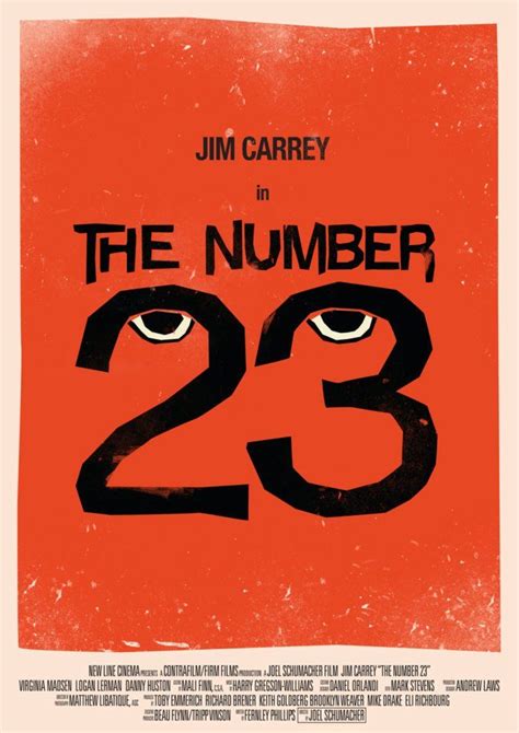 The Number 23 | Movie posters, Alternative movie posters, Movie poster art