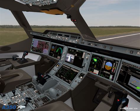 New cockpit mock-up underscores the A350 XWB’s advanced development - Commercial Aircraft - Airbus