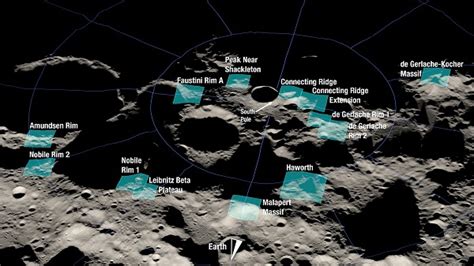 Experts have proposed to land a lunar expedition NASA on the plateau of ...