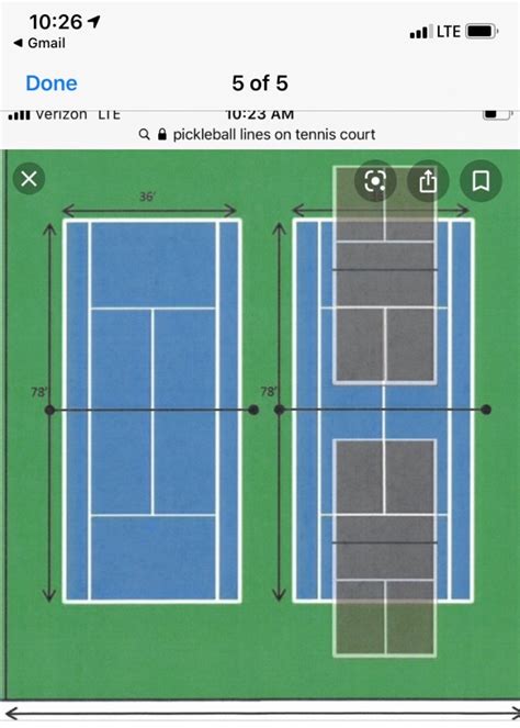 pickleball-lines on a tennis court – The Sports Installer