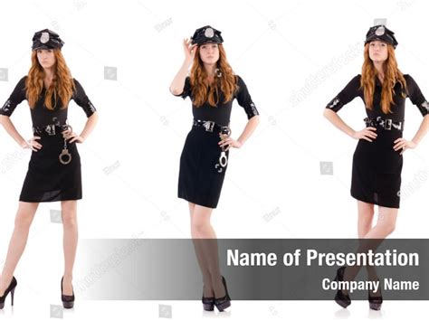 Compilation redhead police officer PowerPoint Template - Compilation ...