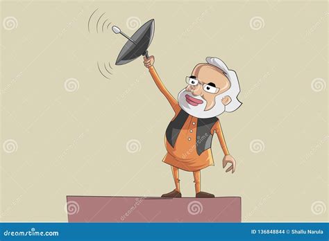 Cartoon Illustration of Narendra Modi Editorial Stock Image ...