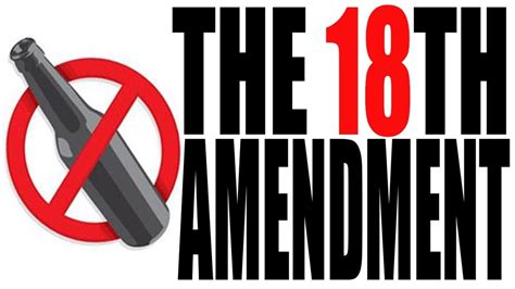 18th and 21st Amendments