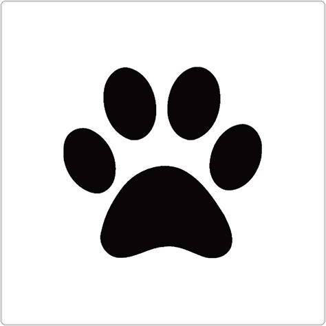 Free Dog Paw Print Stencil, Download Free Clip Art, Free Clip Art on Clipart Library – Paw Print ...