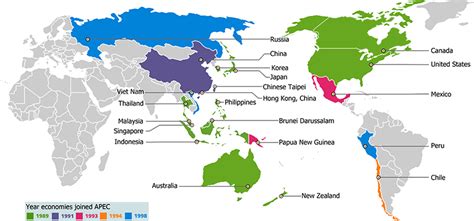 Pacific Rim Map Countries