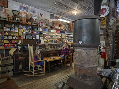 Interior of the Mast General Store in Valle Crucis, North Carolina. This is the original Mast ...