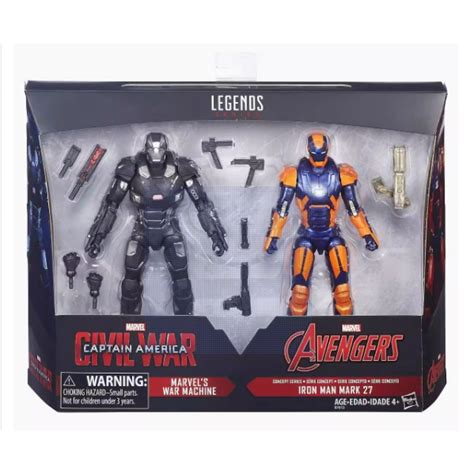 Genuine Marvel Legends War Machine Iron Man MK27 2-seater 6-inch movable doll model | Shopee ...